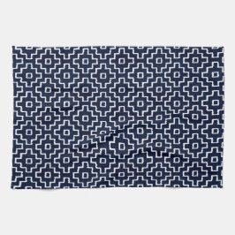 Paño De Cocina Regalo de patrón índigo Sashiko japonés