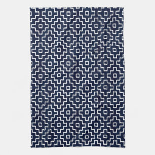 Paño De Cocina Regalo de patrón índigo Sashiko japonés
