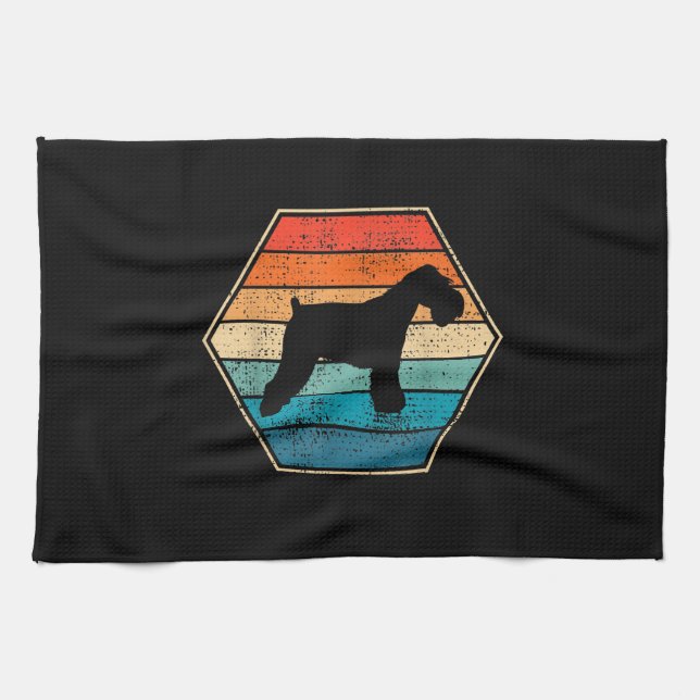 Paño De Cocina Regalo de perro Schnauzer en miniatura (Horizontal)