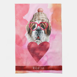 Paño De Cocina Regalo de San Valentín para Amante de Perros de Co