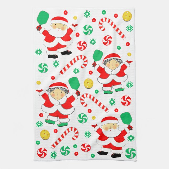 Paño De Cocina Regalo de vacaciones de pelleball (Vertical)