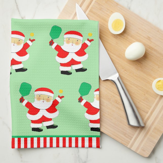 Paño De Cocina Regalo de vacaciones de pelleball (Doblado Cuarto)