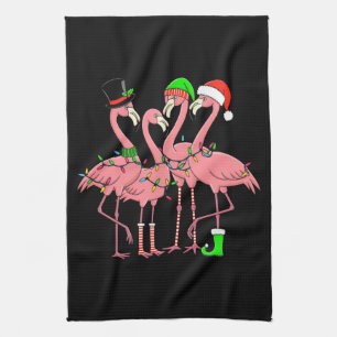 Paño De Cocina Regalo divertido de Navidad de flamenco para amant
