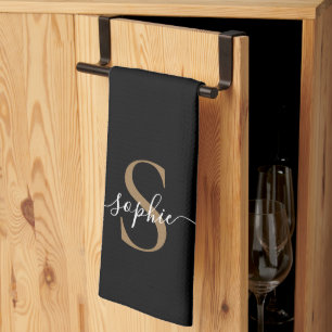 Paño De Cocina Regalo Personalizado con Nombre Escritura Elegante