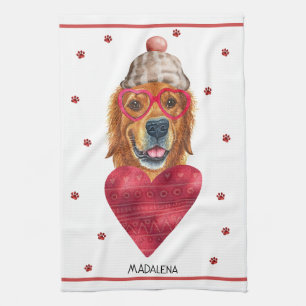 Paño De Cocina Regalo personalizado del día de San Valentín para