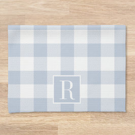 Paño De Cocina Regalo personalizado inicial de cuadros de búfalo 