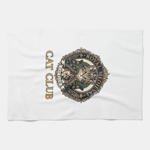 Paño De Cocina Regalo Real Medieval Gato Padre Idea - Real Medie