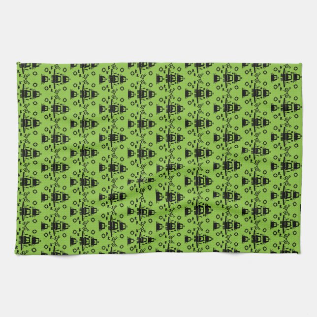 Paño De Cocina Regalos de barcos estrechos británicos (Horizontal)