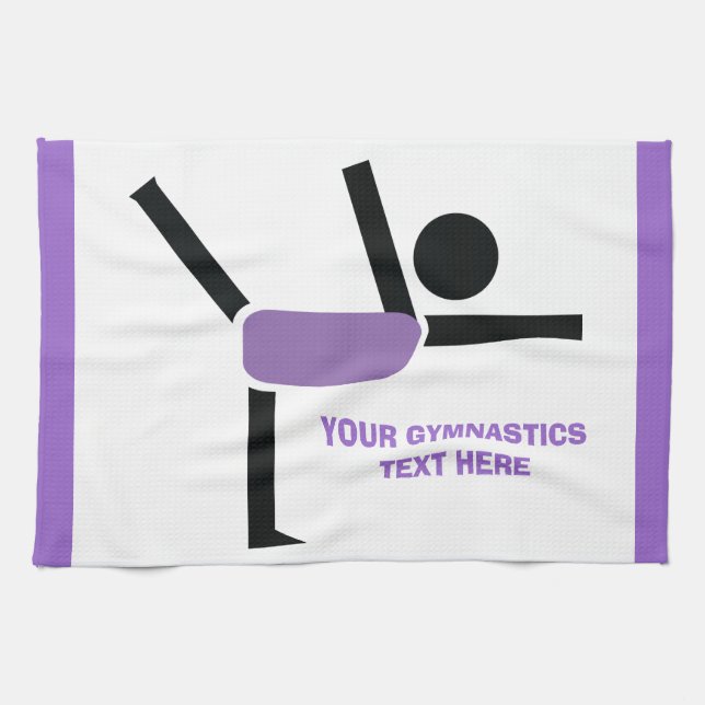 Paño De Cocina Regalos de gimnasia, personalizado de gimnasia (Horizontal)