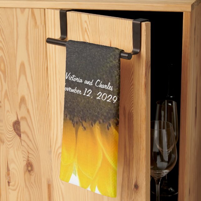 Paño De Cocina Regalos de girasol (Pliegue de tercios)