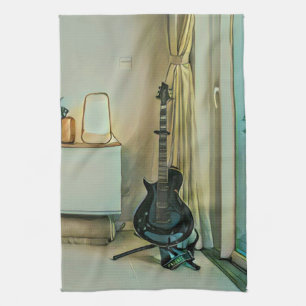 Paño De Cocina Regalos de guitarra para papá
