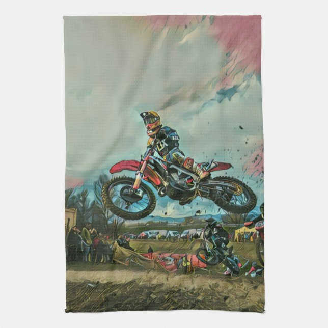 Paño De Cocina Regalos de motociclismo (Vertical)