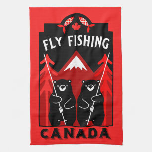 Paño De Cocina Regalos de pesca con mosca en Canadá