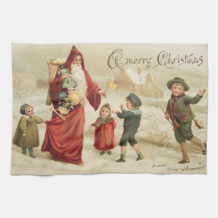 Paño De Cocina Regalos de Santa Victoria a los niños