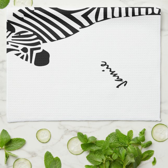 Paño De Cocina Regalos de Zebra Lovers (Doblado)