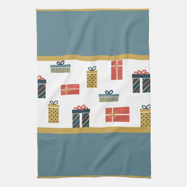 Paño De Cocina Regalos navidades (Vertical)