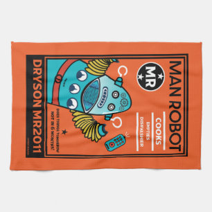 Paño De Cocina Regalos Robot Para Aniversario O Boda