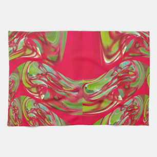 Paño De Cocina Regalos rojos y verdes de Hakuna Matata del vintag