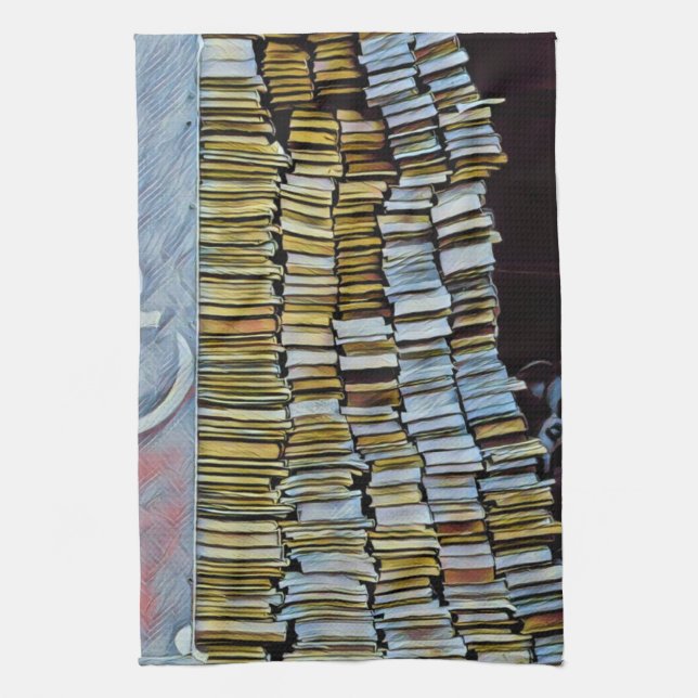 Paño De Cocina Regalos únicos para amantes de los libros (Vertical)
