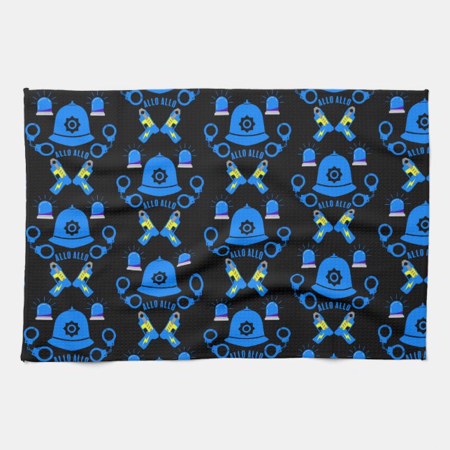 Paño De Cocina Regalos Y Accesorios De La Policía Británica (Horizontal)