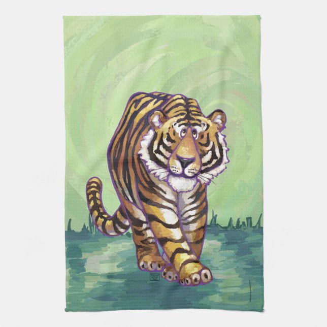 Paño De Cocina Regalos y Accesorios de Tigre (Vertical)