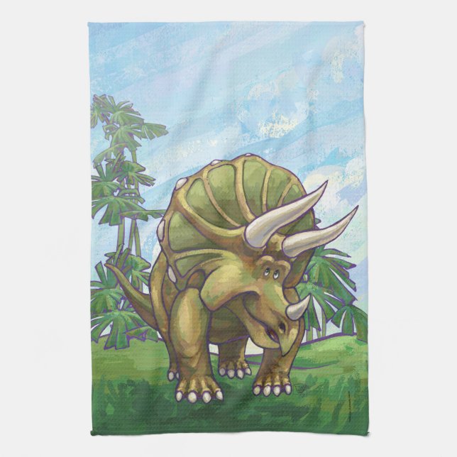 Paño De Cocina Regalos y accesorios de Triceratops (Vertical)