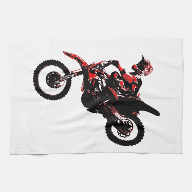 Paño De Cocina ¡Reglas de Motocross MX! (Horizontal)