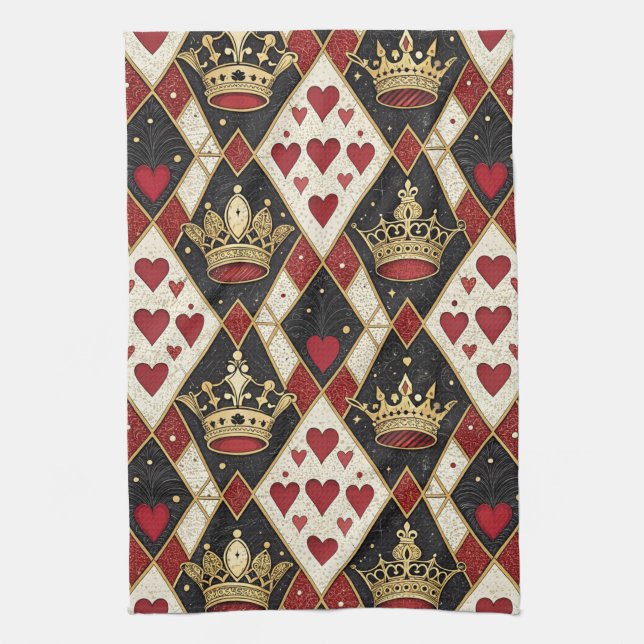 Paño De Cocina Reina de Corazones (Vertical)