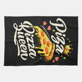 Paño De Cocina Reina de la Pizza Divertida Cocina para Mujeres Re