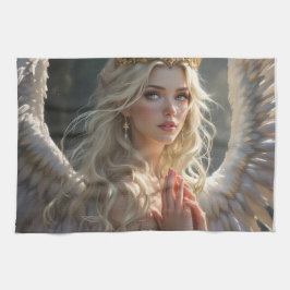 Paño De Cocina Reina del amanecer celeste