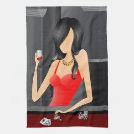 Paño De Cocina Reina del juego - Casino de Las Vegas