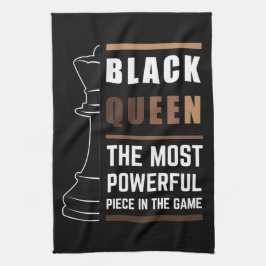 Paño De Cocina Reina Negra La Pieza Más Poderosa Del Juego 1