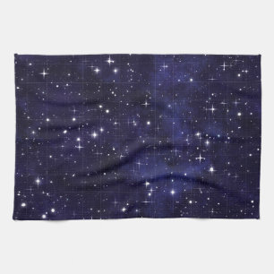 Paño De Cocina Rejilla estrellada del cielo nocturno