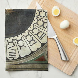 Paño De Cocina Reloj en el Duomo por Paolo Uccello