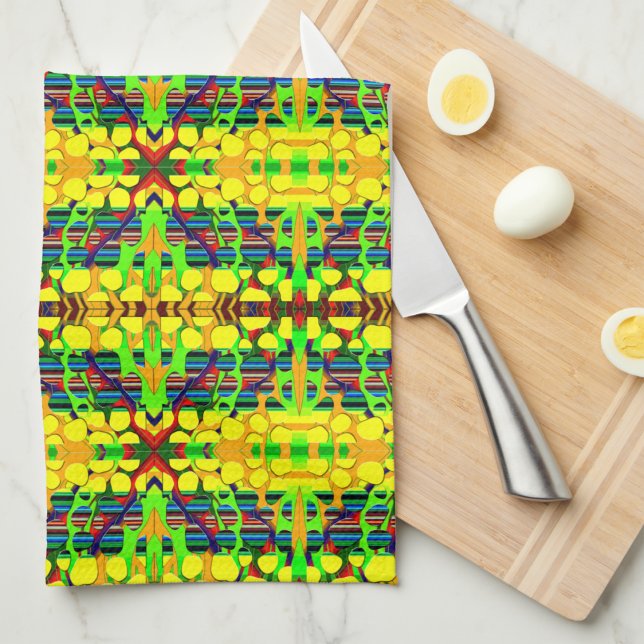 Paño De Cocina Remix sabana: Collage de animales afrocéntricos (Subido por el creador)