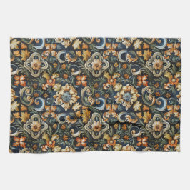 Paño De Cocina Renacimiento italiano en azul