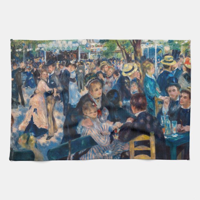 Paño De Cocina Renoir - Danza en Le Moulin de la Galette (Horizontal)