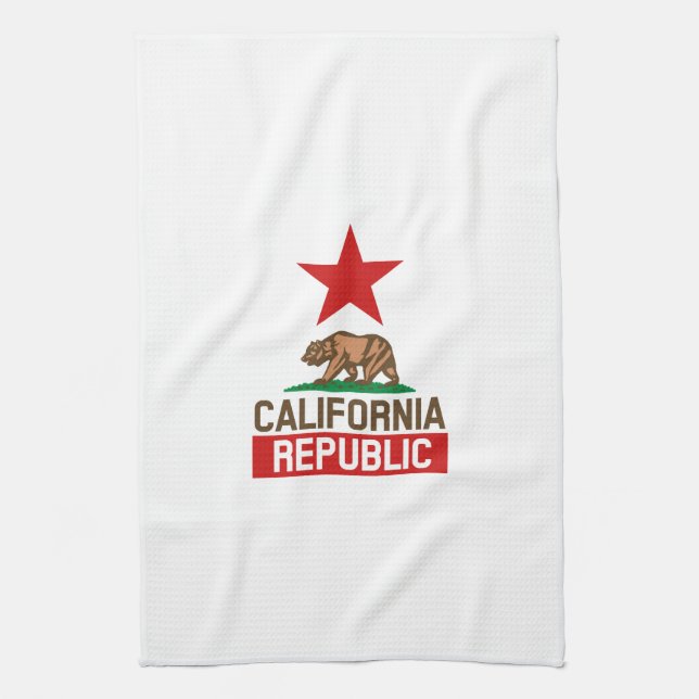 Paño De Cocina República de California (Vertical)