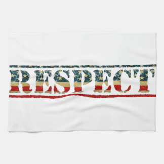 Paño De Cocina Respeto patriótico
