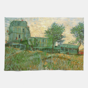Paño De Cocina Restaurante Sirene, Asnières por Vincent van Gogh