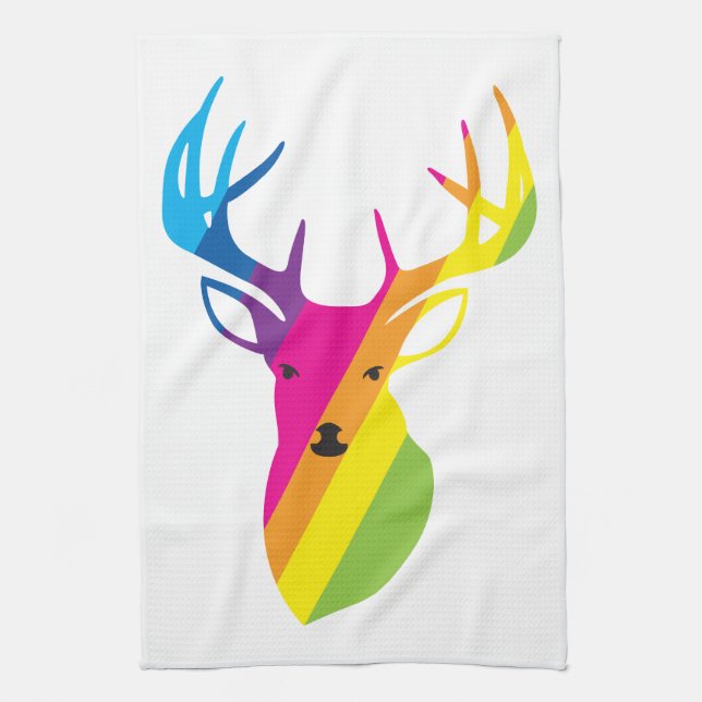 Paño De Cocina Resto del Arcoiris (Vertical)