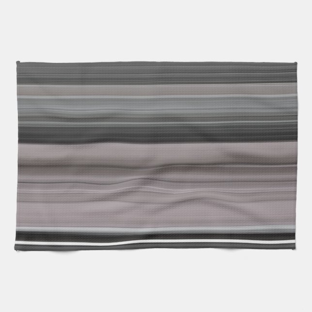 Paño De Cocina Resumen #1: Gris (Horizontal)