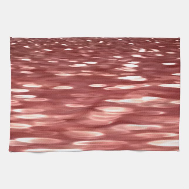 Paño De Cocina Resumen #2: Desenfoque rojo (Horizontal)