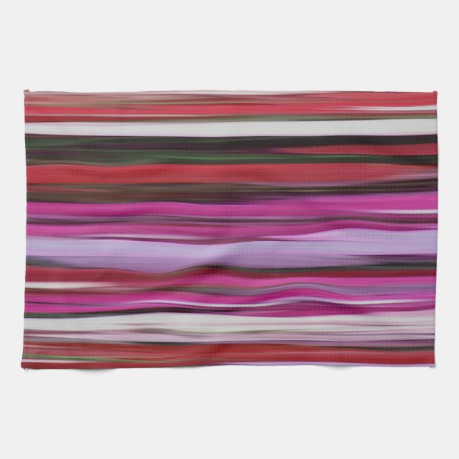 Paño De Cocina Resumen #2: Desenfoque rojo (Horizontal)