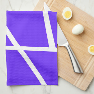 Paño De Cocina Resumen Art Lavender Blue Purple White Minimalismo