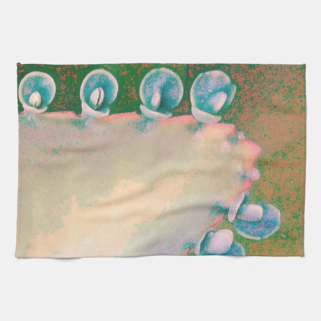 Paño De Cocina Resumen de planta de Kalanchoe (Horizontal)