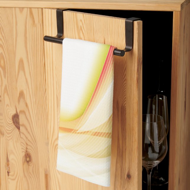 Paño De Cocina Resumen de Swirl 2 (Pliegue de tercios)