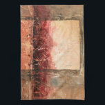 Paño De Cocina Resumen del paisaje rojo<br><div class="desc">Ethan Harper pintó este impresionante paisaje rojo abstracto. Una entrada rectangular crea una parte más ligera de la pieza. ¡Un artículo muy optimista,  ordena tu copia hoy!</div>