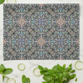 Paño De Cocina Resumen exitoso patrón de Rosette Trellis de jardí