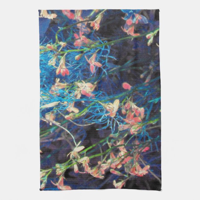 Paño De Cocina Resumen Fantasía floral (Vertical)